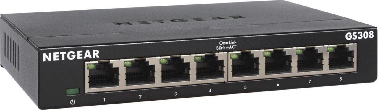 Netgear Netgear GS308-300PES - Netwerk switch Netgear Netgear GS308-300PES - Netwerk switch