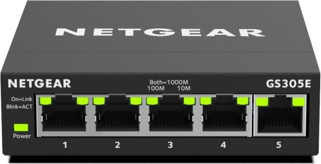 Netgear Netgear GS305E - Netwerk switch Netgear Netgear GS305E - Netwerk switch