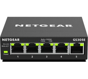 Netgear Netgear GS305E - Netwerk switch Netgear Netgear GS305E - Netwerk switch
