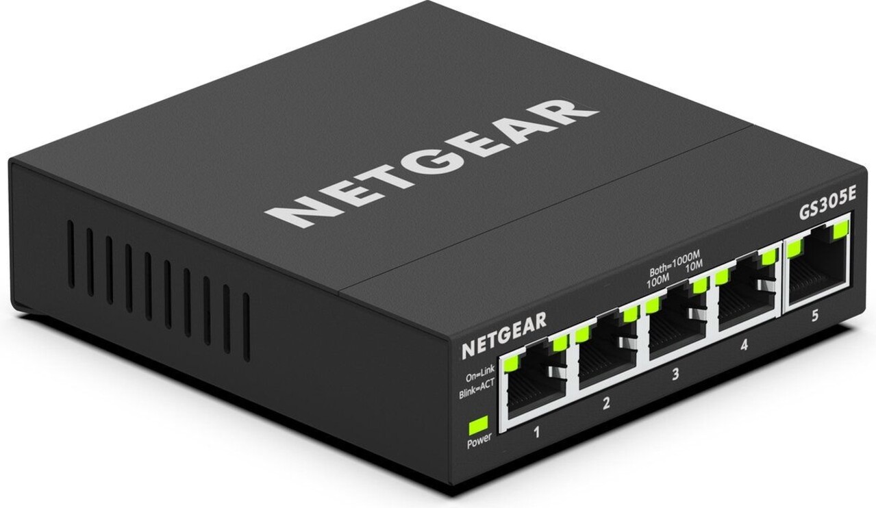 Netgear Netgear GS305E - Netwerk switch Netgear Netgear GS305E - Netwerk switch