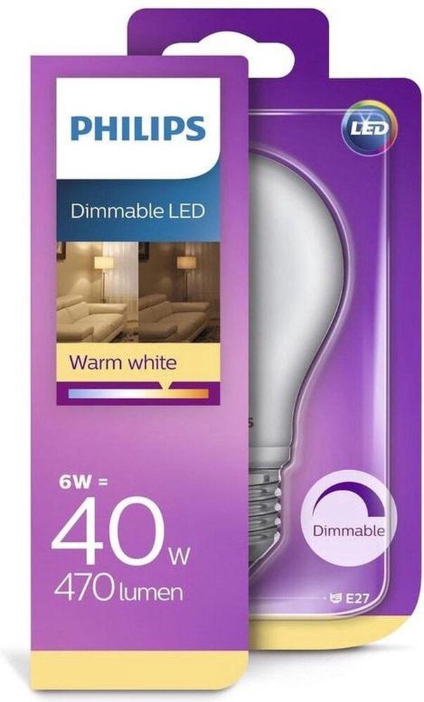 Philips  Philips LED-lamp 6W (40W) E27
