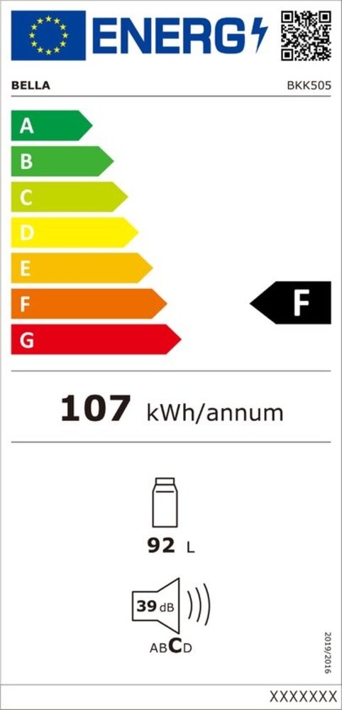 Bella BKK505 - Tafelmodel koelkast Bella BKK505 - Tafelmodel koelkast