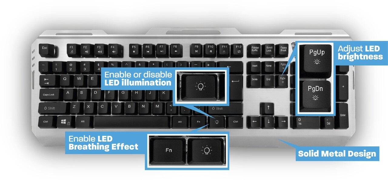 Ewent Ewent PL3310 - Gaming toetsenbord Ewent Ewent PL3310 - Gaming toetsenbord