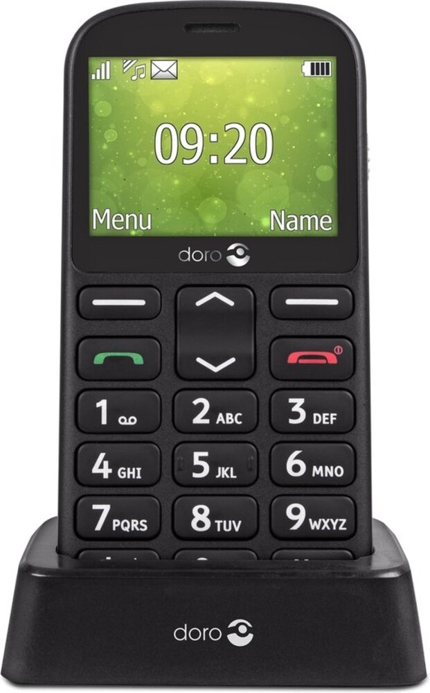 Doro Doro 1361 Zwart - Senioren telefoon