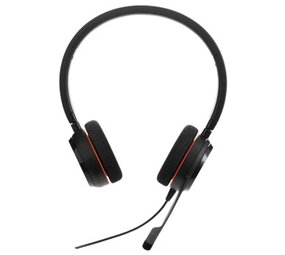 Jabra Jabra Evolve 20 MS Stereo (Zwart/Rood) - Headset
