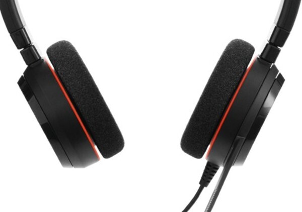 Jabra Jabra Evolve 20 MS Stereo (Zwart/Rood) - Headset