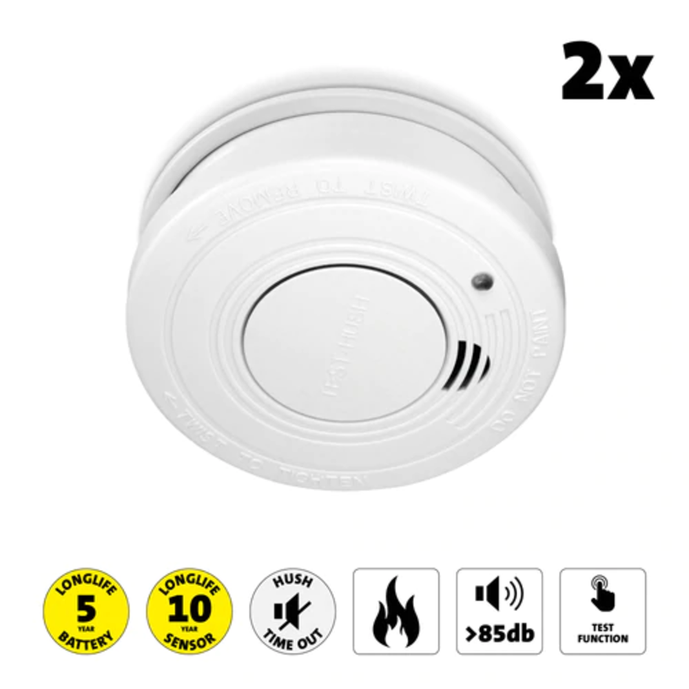 Alecto Alecto SA-29-5 Rookmelder (2 Pack) - Rookmelder Alecto Alecto SA-29-5 Rookmelder (2 Pack) - Rookmelder