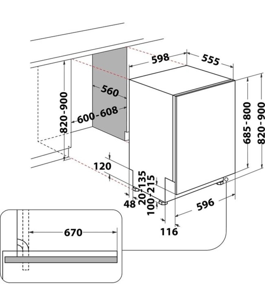 Whirlpool Whirlpool WIS 5020 - Inbouw vaatwasser Whirlpool Whirlpool WIS 5020 - Inbouw vaatwasser