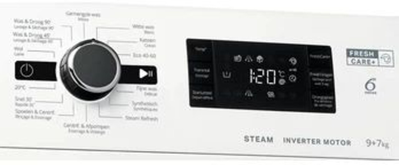 Whirlpool Whirlpool FWDGBE 97682E WBC VN - Was-droogcombinatie Whirlpool Whirlpool FWDGBE 97682E WBC VN - Was-droogcombinatie