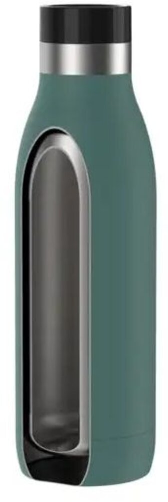 Tefal Tefal Bludrop Basic 0,5L RVS/Zwart - Drinkfles Tefal Tefal Bludrop Basic 0,5L RVS/Zwart - Drinkfles