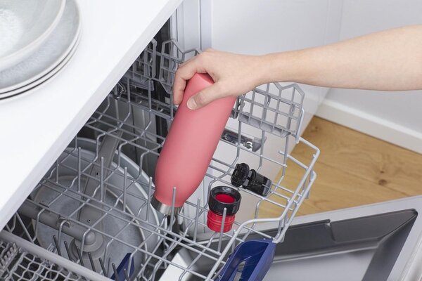 Tefal Tefal Bludrop Basic 0,5L RVS/Koraal - Drinkfles Tefal Tefal Bludrop Basic 0,5L RVS/Koraal - Drinkfles