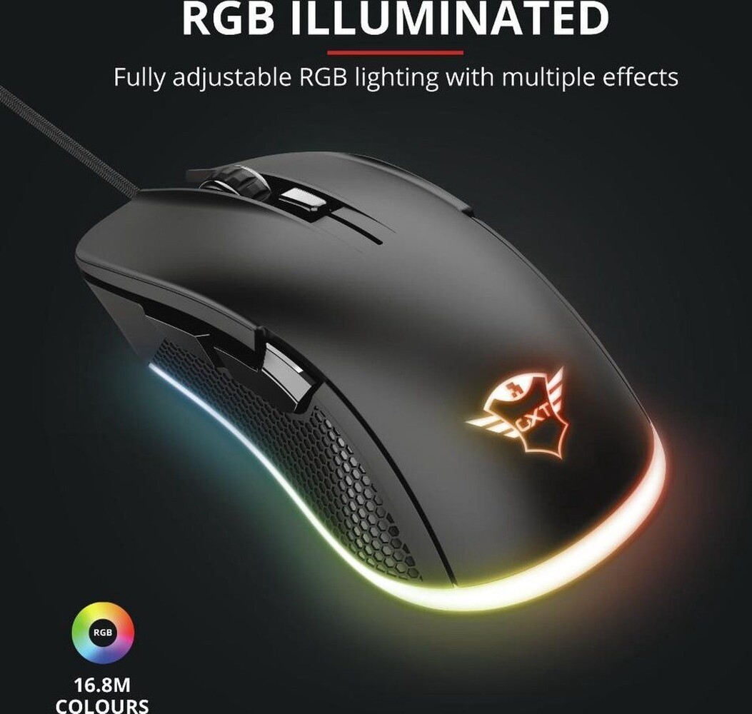 Trust Trust GXT 922 YBAR - Gaming Muis Trust Trust GXT 922 YBAR - Gaming Muis