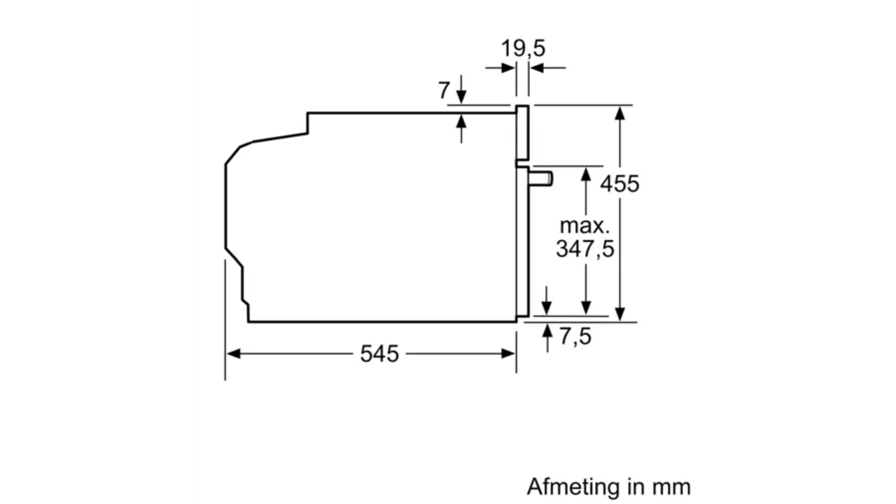 Bosch Bosch CFA634GS1 - Inbouw magnetron Bosch Bosch CFA634GS1 - Inbouw magnetron
