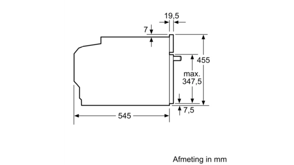 Bosch Bosch CFA634GS1 - Inbouw magnetron Bosch Bosch CFA634GS1 - Inbouw magnetron