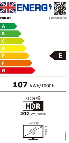 Philips Philips 75PUS7608/12 - LED TV Philips Philips 75PUS7608/12 - LED TV