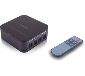 Marmitek Marmitek Connect TS41 Toslink Digital Audio Switch 4x1 Marmitek Marmitek Connect TS41 Toslink Digital Audio Switch 4x1