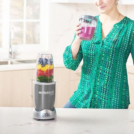 Nutribullet nutribullet Pro 900 Grijs (5-delig) - Blender Nutribullet nutribullet Pro 900 Grijs (5-delig) - Blender