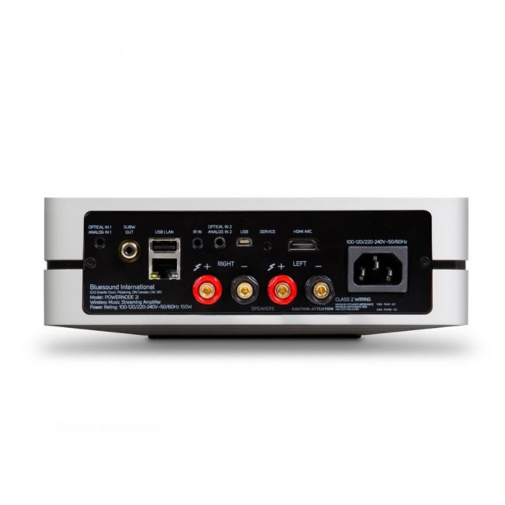 Bluesound Powernode 2i Wit Multiroom - Receiver Bluesound Powernode 2i Wit Multiroom - Receiver