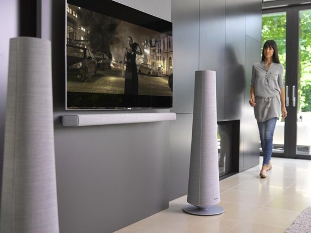 Harman Kardon Harman Kardon Citation Tower Grijs - Zuilspeaker Harman Kardon Harman Kardon Citation Tower Grijs - Zuilspeaker