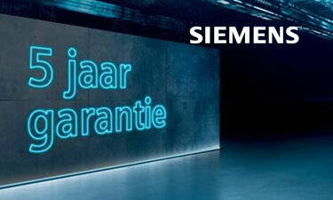 Tijdelijk 5 jaar garantie op Siemens extraKlasse apparatuur!