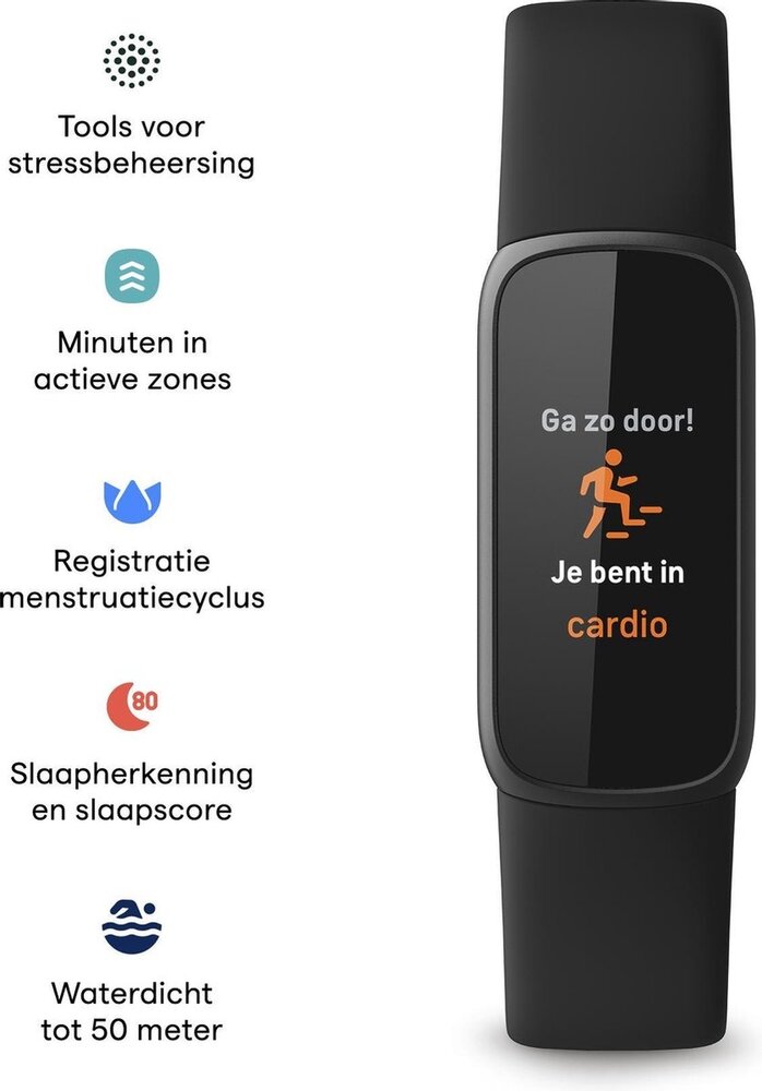 Fitbit Luxe Zwart - Activity tracker