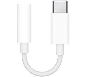 Apple Apple MU7E2ZM/A kabeladapter/verloopstukje 3.5mm USB-C Wit