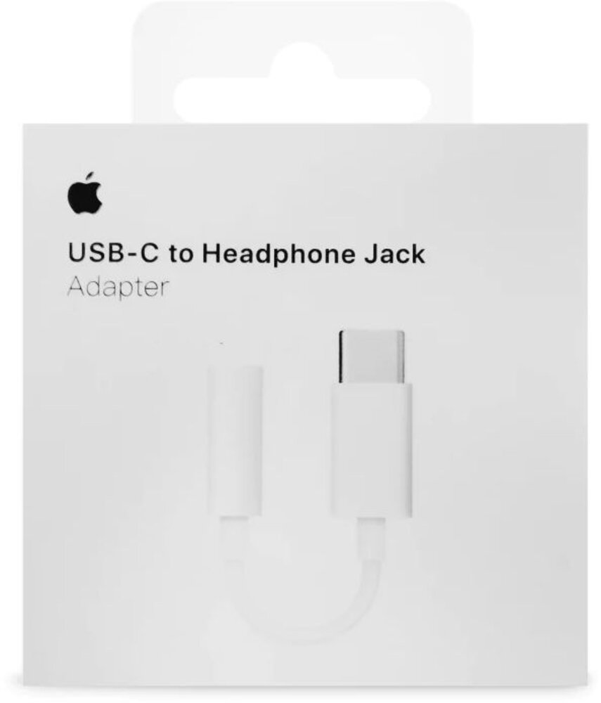 Apple Apple MU7E2ZM/A kabeladapter/verloopstukje 3.5mm USB-C Wit