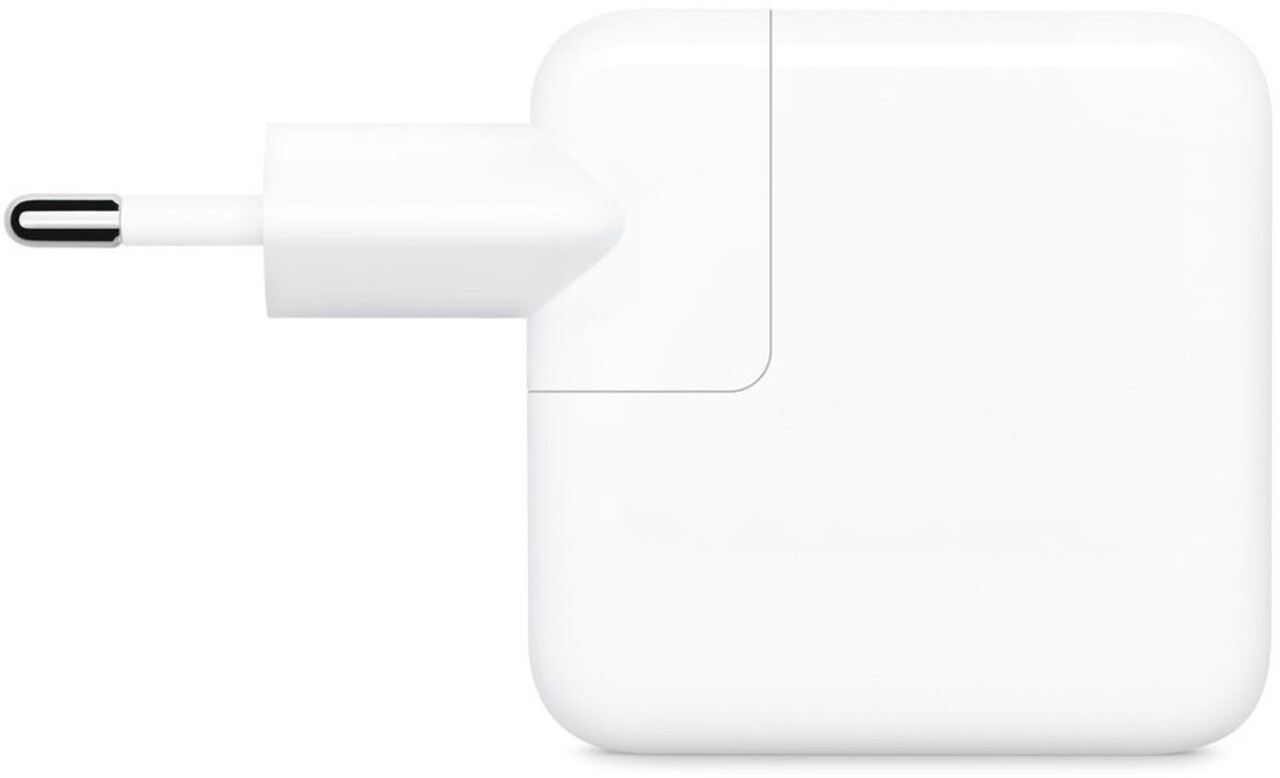Apple Apple 35W USB-C oplader Twee USB?C-poorten Wit Apple Apple 35W USB-C oplader Twee USB?C-poorten Wit