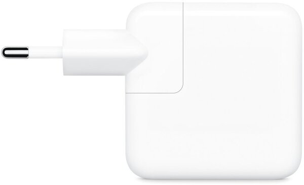 Apple Apple 35W USB-C oplader Twee USB?C-poorten Wit Apple Apple 35W USB-C oplader Twee USB?C-poorten Wit