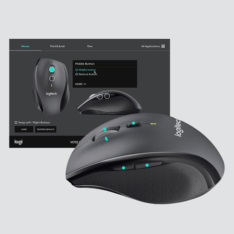 Logitech Logitech Wireless Marathon Mouse M705 - Muis