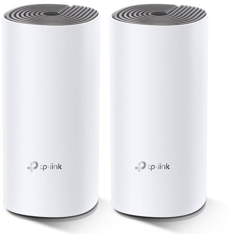 TP-Link TP-Link Deco E4 - Mesh Wifi - 2-pack - Wit - Router TP-Link TP-Link Deco E4 - Mesh Wifi - 2-pack - Wit - Router