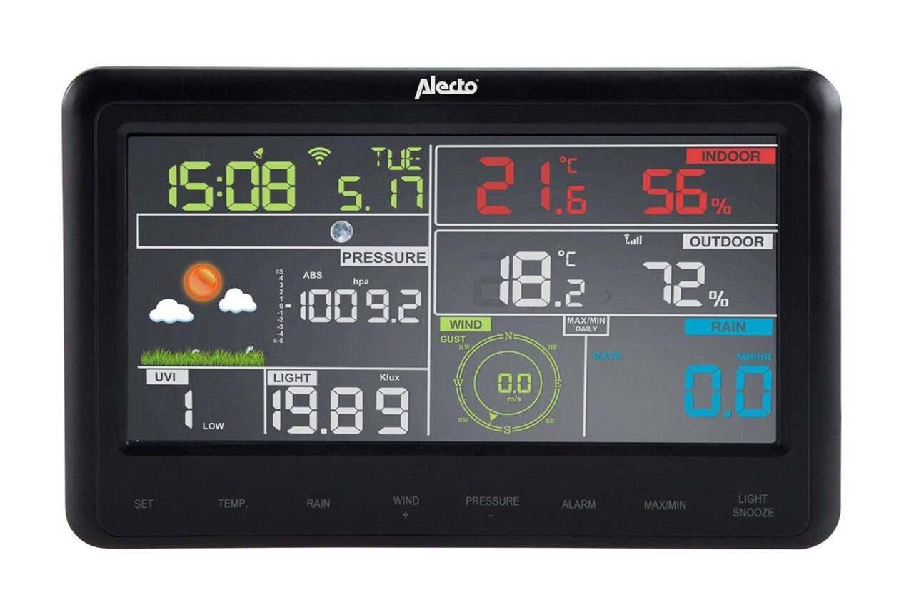 Alecto Alecto WS-5500 Weerstation - Weerstation Alecto Alecto WS-5500 Weerstation - Weerstation