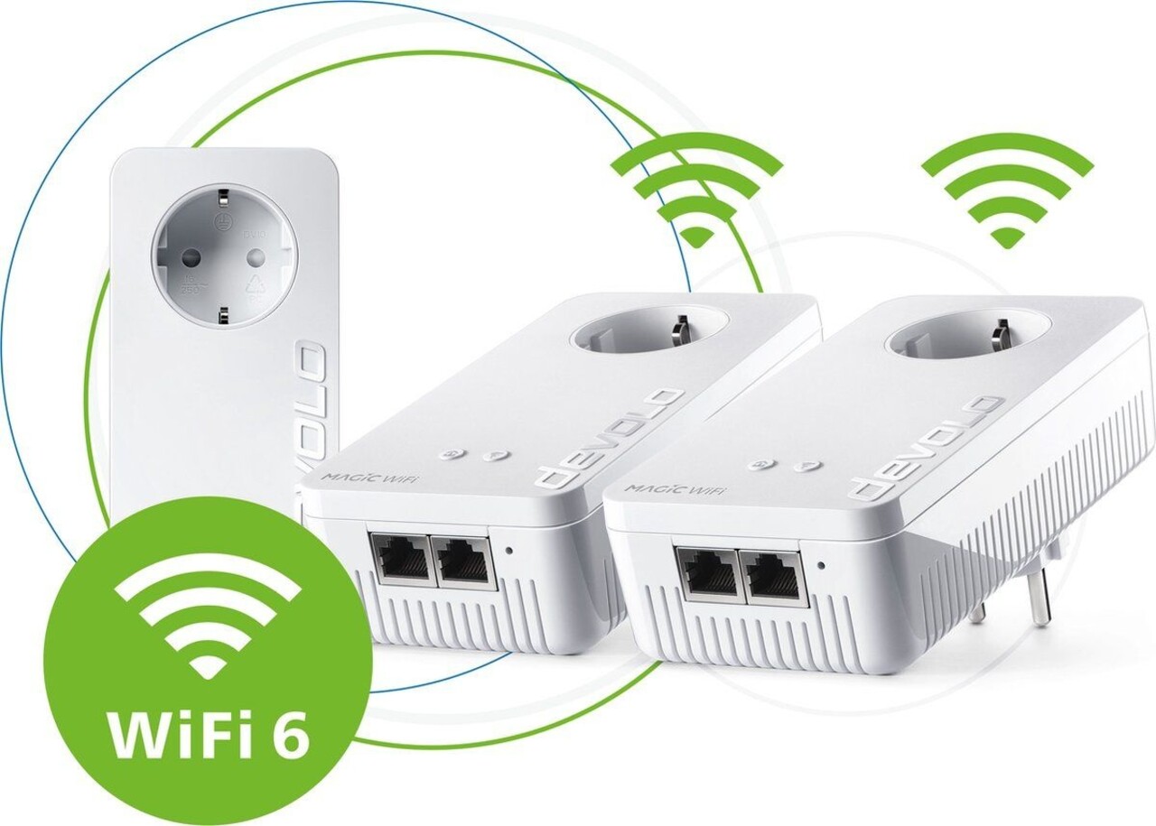 Devolo Devolo Magic 2 WiFi 6 Multiroom Kit (NL) Devolo Devolo Magic 2 WiFi 6 Multiroom Kit (NL)