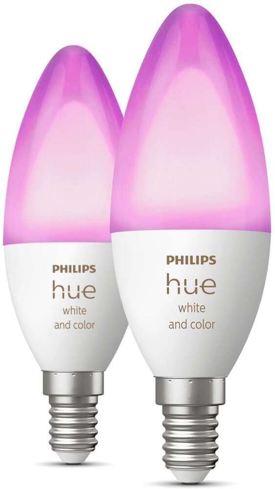 Philips  Philips Hue Kaarslamp Lichtbron E14 Duopack