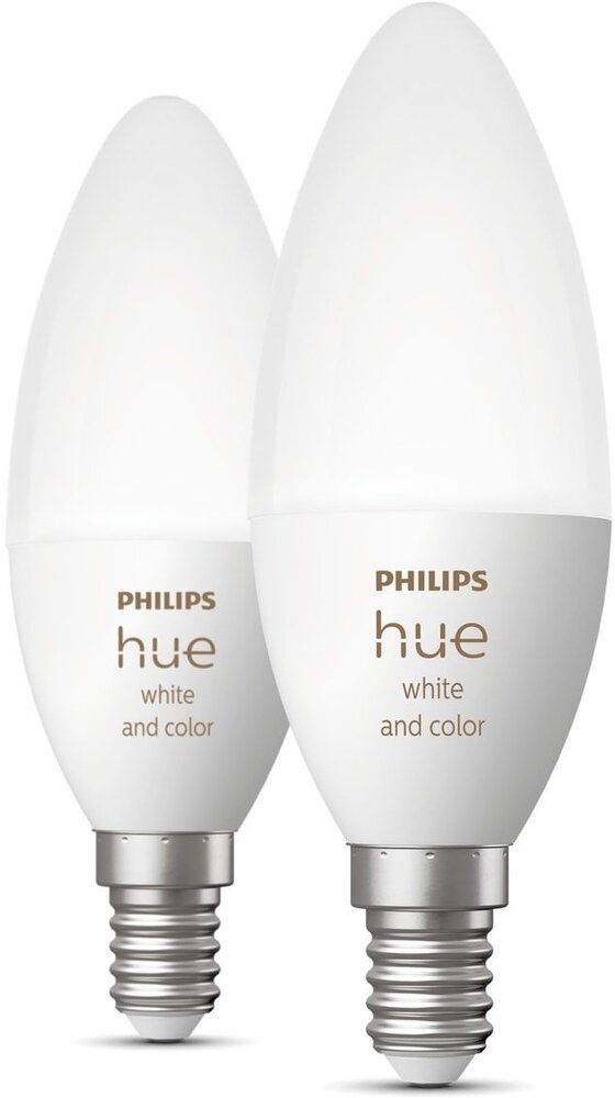 Philips  Philips Hue Kaarslamp Lichtbron E14 Duopack