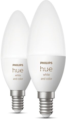 Philips  Philips Hue Kaarslamp Lichtbron E14 Duopack