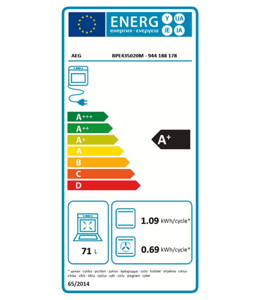 AEG AEG BPE435020M SurroundCook - Inbouw oven