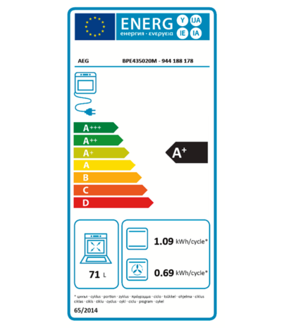 AEG AEG BPE435020M SurroundCook - Inbouw oven