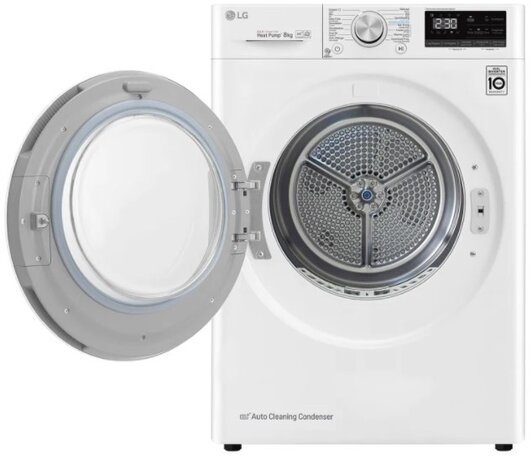 LG LG RC80V9AV4Q - Warmtepompdroger LG LG RC80V9AV4Q - Warmtepompdroger