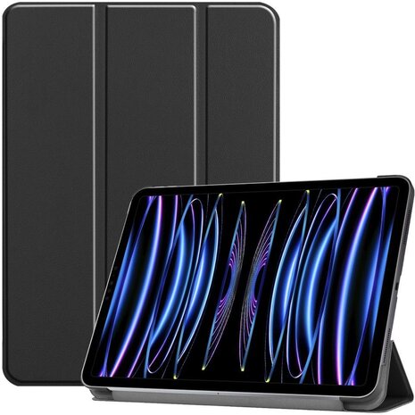 Just in Case Just in Case Smart Tri-Fold tablethoes voor Apple iPad Pro 11 2021 / Apple iPad Pro 11 2022 - Zwart Just in Case Just in Case Smart Tri-Fold tablethoes voor Apple iPad Pro 11 2021 / Apple iPad Pro 11 2022 - Zwart