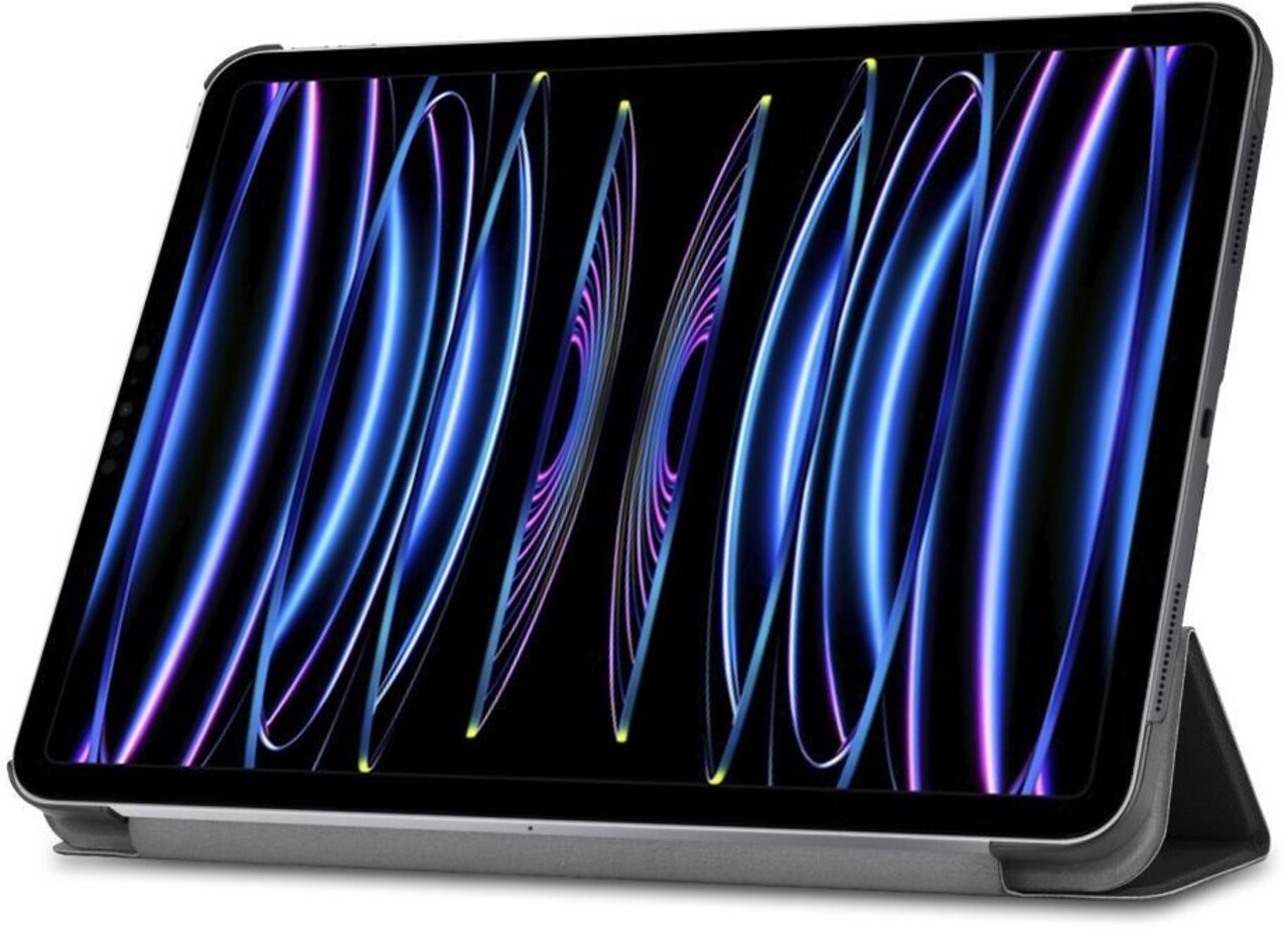 Just in Case Just in Case Smart Tri-Fold tablethoes voor Apple iPad Pro 11 2021 / Apple iPad Pro 11 2022 - Zwart Just in Case Just in Case Smart Tri-Fold tablethoes voor Apple iPad Pro 11 2021 / Apple iPad Pro 11 2022 - Zwart