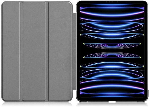 Just in Case Just in Case Smart Tri-Fold tablethoes voor Apple iPad Pro 11 2021 / Apple iPad Pro 11 2022 - Zwart Just in Case Just in Case Smart Tri-Fold tablethoes voor Apple iPad Pro 11 2021 / Apple iPad Pro 11 2022 - Zwart