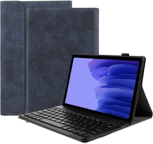 Just in Case Just in Case Galaxy Tab A7 2020 Bluetooth Keyboard Cover Qwerty Blue Just in Case Just in Case Galaxy Tab A7 2020 Bluetooth Keyboard Cover Qwerty Blue