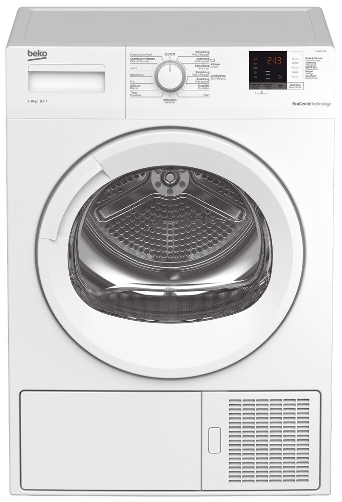 Beko Beko DS8412GX0 - Warmtepompdroger Beko Beko DS8412GX0 - Warmtepompdroger