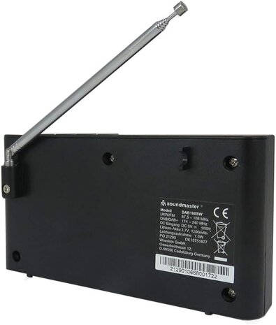 Soundmaster Soundmaster DAB160SW - CD speler