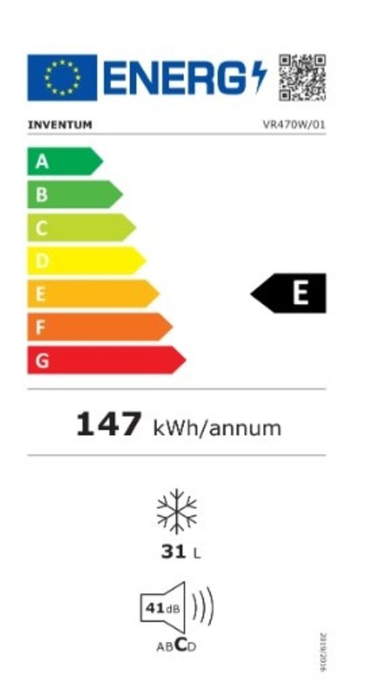 Inventum Inventum VR470W - Vrieskast Inventum Inventum VR470W - Vrieskast