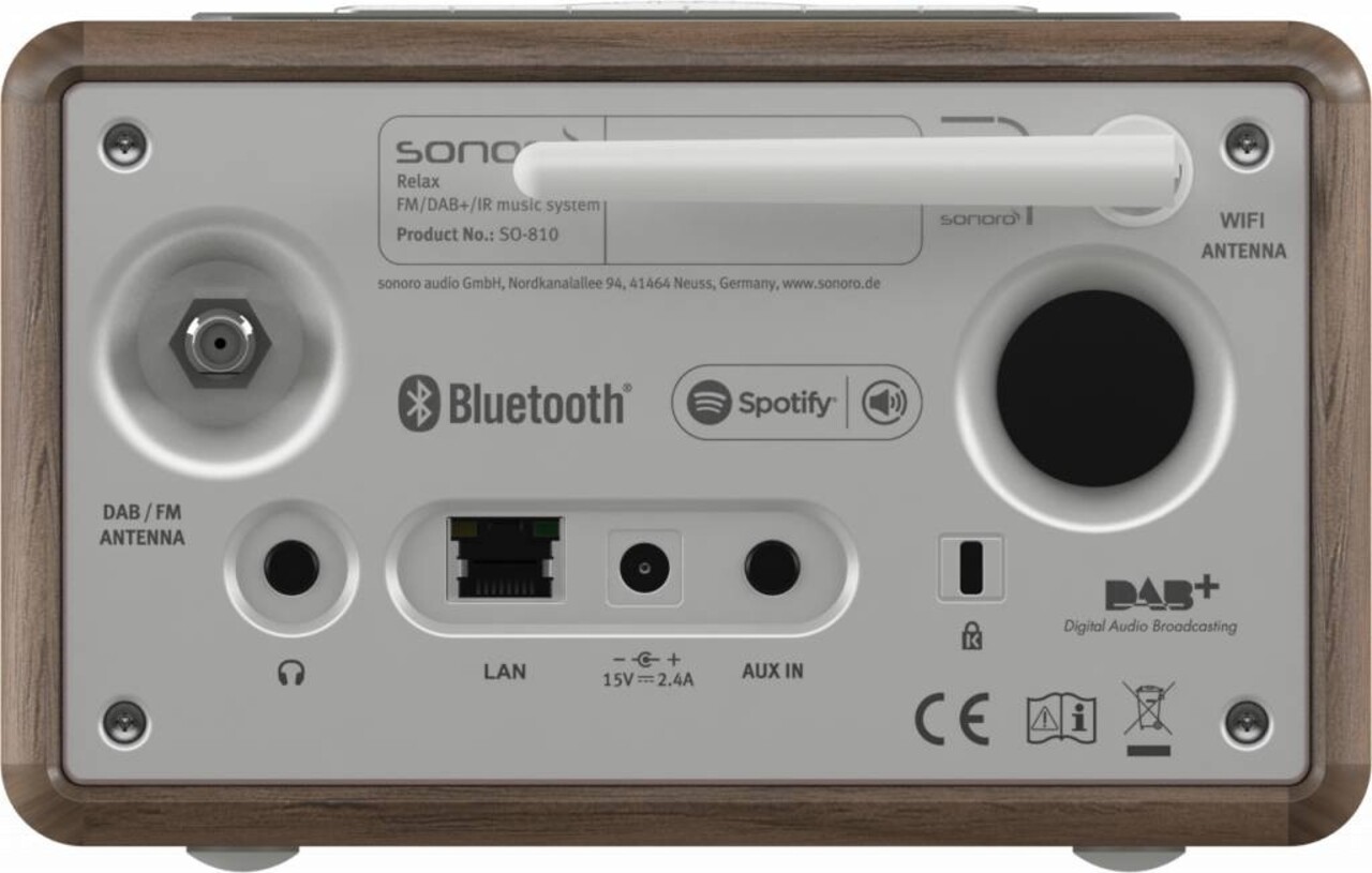 Sonoro Sonoro RELAX SO-810 V2 Walnoot - CD speler
