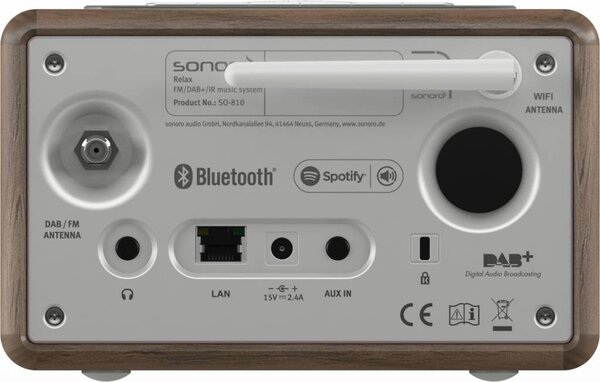 Sonoro Sonoro RELAX SO-810 V2 Walnoot - CD speler