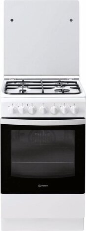 Indesit Indesit IS5G5PHW/NL - Gasfornuis Indesit Indesit IS5G5PHW/NL - Gasfornuis