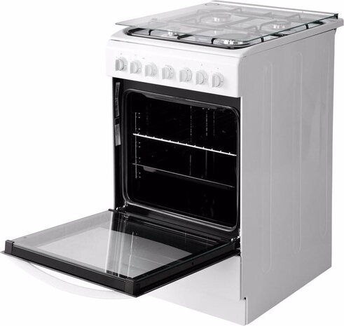 Indesit Indesit IS5G5PHW/NL - Gasfornuis Indesit Indesit IS5G5PHW/NL - Gasfornuis